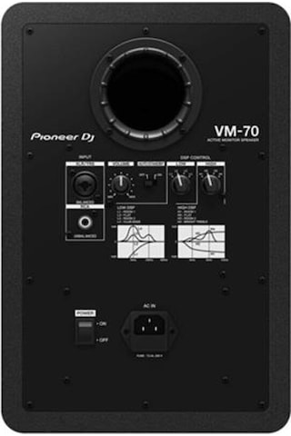 Pioneer Dj Vm-70 7" Aktif Hoparlör (Tek) Siyah