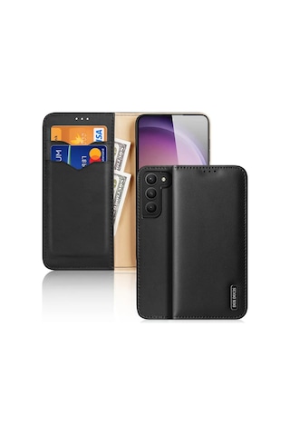 Hepsi Dux Ducis Sm Galaxy Uyumlu S23 Plus Kılıf Mıknatıslı Cüzdanlı Deri Kılıf Hivo Series- 5775 Najmaddin Kırmızı