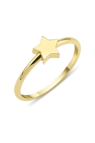 Fiyonk Kuyumculuk 14 Ayar Altın Yıldız Yüzük 001