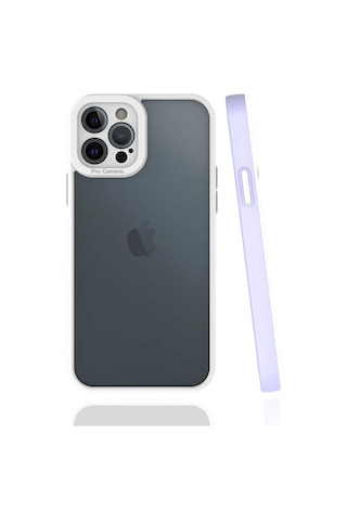 Apple Uyumlu iPhone 12 Pro Uyumlu Zore Mima Kılıf-lila Lila -