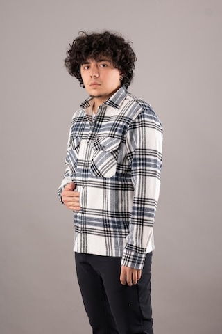 Bican Çift Cepli Oversize Erkek Oduncu Gömlek (513380972)