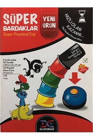 Ea Oyuncak Süper Bardaklar Kutu Oyunu