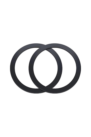 Polham 0.4mm 2 Adet Set Ultra İnce Yapışkanlı Mıknatıslı Metal Halka, 3m Hafif Tüm Telefonlara Uyumlu