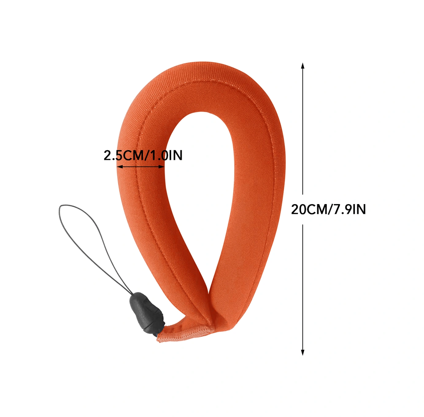 Neevoyu Sarı Su Sporları Kamera / Telefon Kaybolmamasını Engelleme Kayışlı Dikenli Neopren Eldiveni 250g Taşıma Kapasitesi