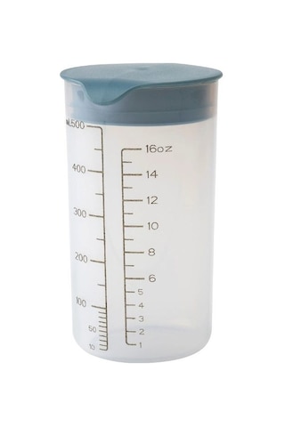 Ikea Standardmått Kapaklı Ölçü Ve Karıştırma Kabı 500 Ml 15 Cm Şeffaf - Lacivert 1 Parça