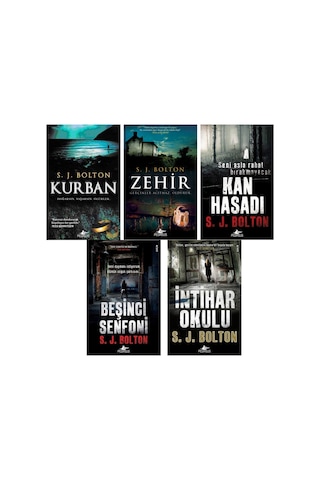 Sharon J. Bolton Korku Gerilim Kitapları Takım Set 5 Kitap