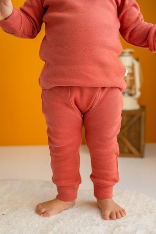 Gots Sertifikalı %100 Organik Pamuk İkili Takım 0 - 4 Yaş - 5548 - Kiremit