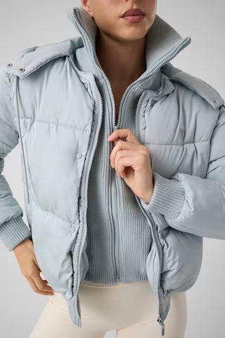 Guess Virginia Kapüşonlu Kadın Şişme Mont V6bl09w4391 Mavi