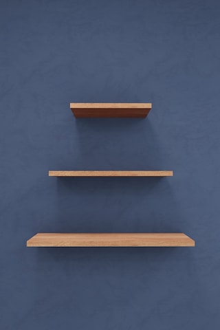 Asra Trend Modern Duvar Rafı DRF-02 %100 MDF 3'lü Dekoratif Organizer Kitaplık Petra