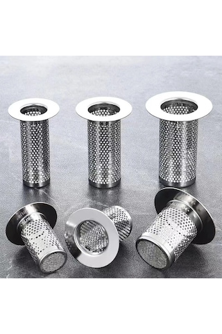 Paslanmaz Çelik Yer Sifonu Filtresi Saç Catcher Duş Lavabo Çelik