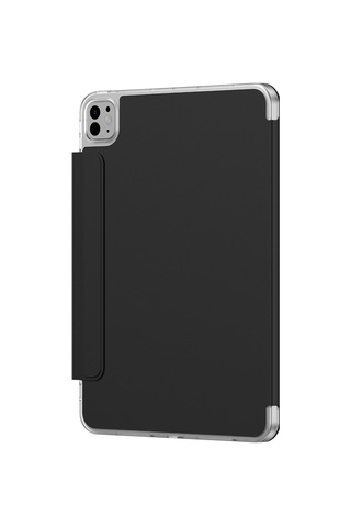 Apple Uyumlu iPad Pro 11 2025 M5 Amazingthing Minimal Mag Katlanabilir Standlı Kalem Bölmeli Kılıf Siyah Kapaklı Kılıf