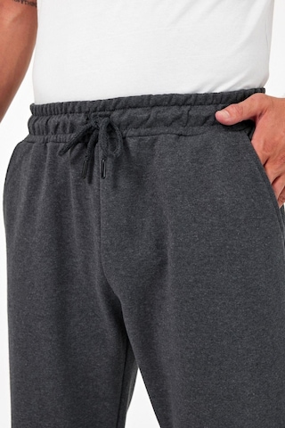 Mmetalic Kalın Antrasit Erkek Eşofman Altı Jogger Arka Cepli Lastik Paça Regular Fit Şardonsuz Antrasit