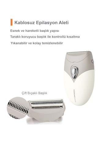 Touchbeauty Tb1459 Kablosuz, Epilasyon Aleti