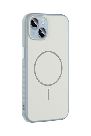 Apple Uyumlu iPhone 14 Kılıf M-safe Şarj Özellikli Zore Tea Kapak - Siyah Siyah