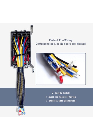 Suntek Sigorta Röle Kutusu Suya Dayanıklı Bloğu Ve 12v-5pin
