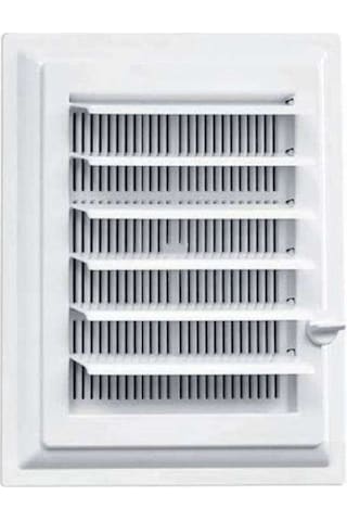 Sgs Banyo-Wc Havalandırma Menfezi Panjurlu 25x45cm SGS6230 Beyaz