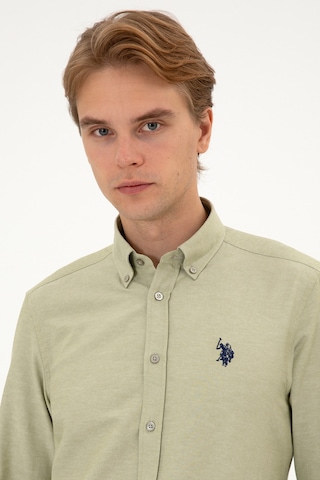 U.s. Polo Assn. Erkek Açık Haki Gömlek Basic 50316723-vr183 Acık Hakı