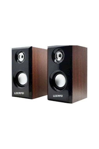 1+1 Speaker Pc Laptop Hoparlörü Usb Beslemeli 3.5 Mm Jack Girişli Leerfei D-092