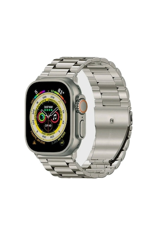 Watch Ultra 49mm Uyumlu Krd-93 Metal Zore Kordon-titanyum