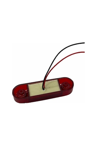 12v-24v Parmak Lamba 9-ledli Kırmızı 85 25 Mm