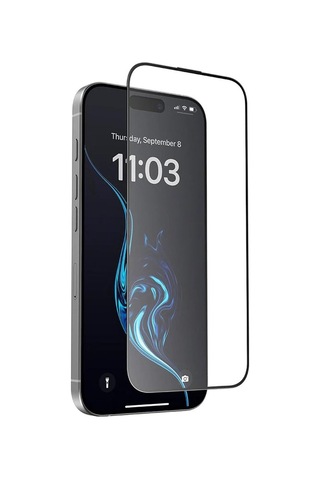 Pp Apple Uyumlu iPhone 16 Anti Static Toz Tutmaz Çerçeveli Ekran Koruyucu