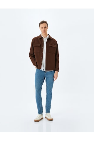 Koton Super Skinny Fit Kot Pantolon - Justin Jean Orta İndigo 5wam40007nd İndigo