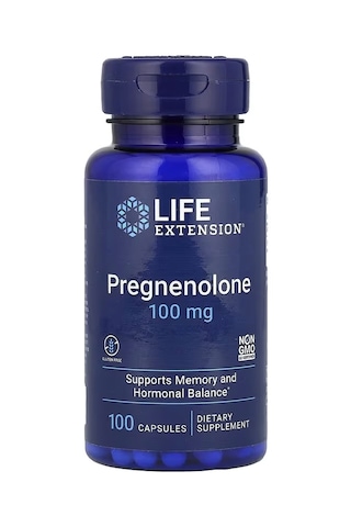 Life Extension Pregnenolone 100 Mg Memory Focus Cognitive 100 Caps