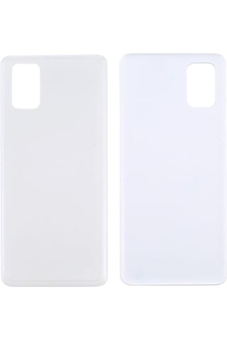 Samsung Uyumlu Galaxy M51 Logolu Arka Pil Kapağı, Lens Hariç