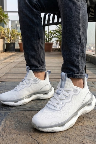 In Step Stealth-knit Runner Beyaz-gri Erkek Spor Ayakkabı Beyaz Gri