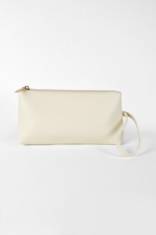 Biriz Kadın Makyaj Çantası - Krem