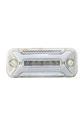 24v Yan Park Lambası Dorse Side Marker Beyaz 2 Fonksiyonlu Neon Ledli 113 46 Mm