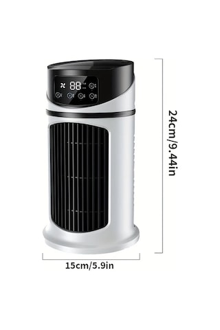 Motion003 Beyaz Taşınabilir Klima Nemlendirici Fan Usb Soğutucu 3ü 1 Arada Ofis Ve Ev Kullanımı Hava Koşullandırıcı