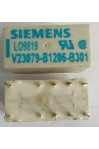 9V Çift Bobinli Çift Kontak Kilitli Röle V23079-B1206-B301