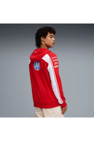 Puma Scuderıa Ferrarı Hp Replıca Unısex Kapüşonlu Sweatshırt 713825 01 Kırmızı