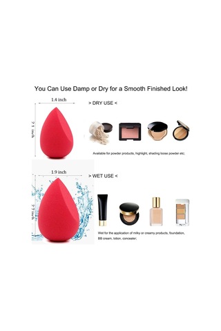 Ecoform Suda Büyüyen Kalpli Kutulu Makyaj Süngeri