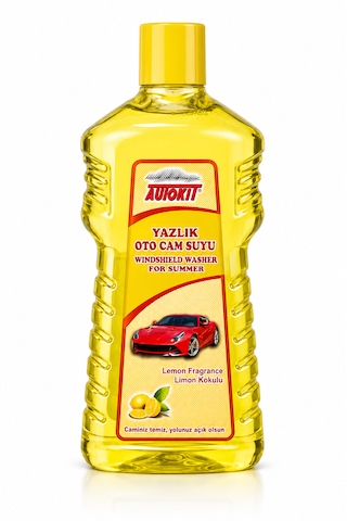 Autokit Yazlık Cam Suyu Limon Aromalı 1 Litre