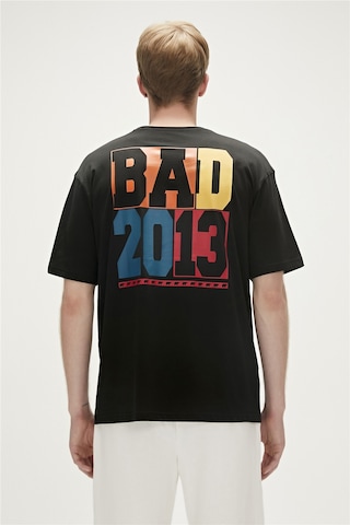 Bad Bear Birthday Oversize T-shirt Siyah Basic Erkek Tişört Siyah
