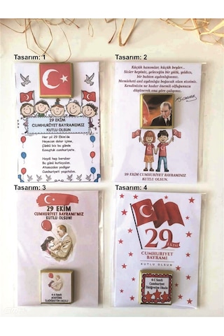 Farklı Market 29 Ekim Cumhuriyet Bayramı Çikolatası Hediyesi 20 Adet