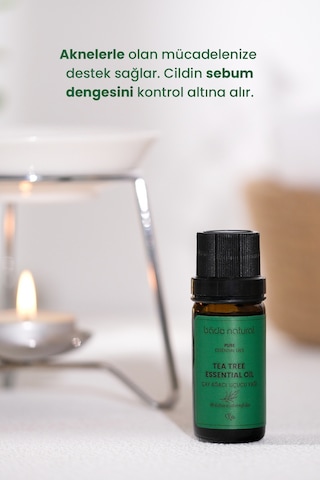Bade Natural Çay Ağacı Uçucu Yağı %100 Saf 10 ML