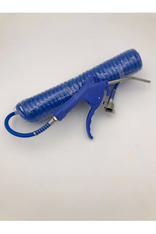 Plastik Saplı Kısa Hava Tabancalı Poliüretan Spiral Hava Hortumu 5x8 5 Mt Seti