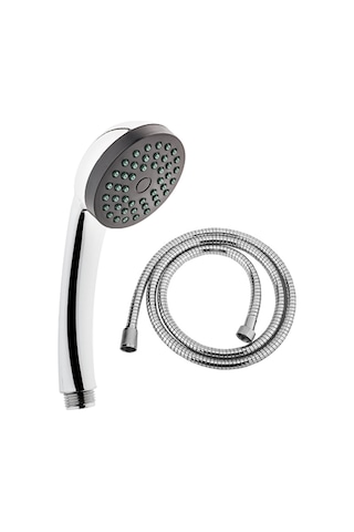 Ahlez Caprice Duş Başlığı Spiral Duş Hortumu Duş Takımı Krom