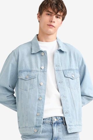 Defacto Regular Fit Düğmeli Jean Ceket F4741ax25aunm39 Mavi