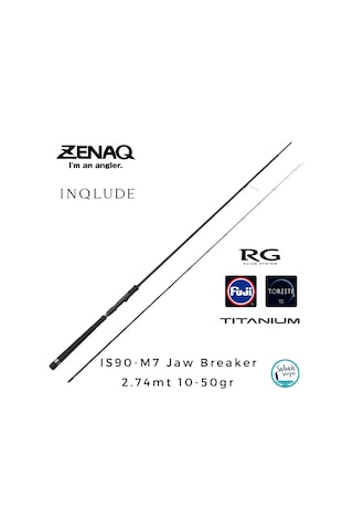 Zenaq Inqlude Is90-m7 Jaw Breaker Rg 2.74mt 10-50gr 2p Spin Kamış Standart