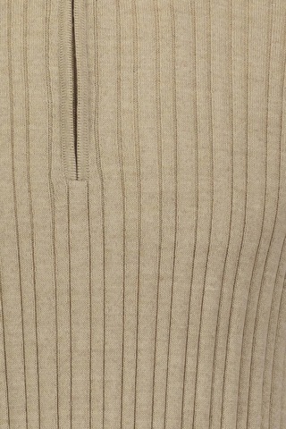 Finesuits Erkek Desenli Yünlü Kazak 2422201010.dsfybr Bej