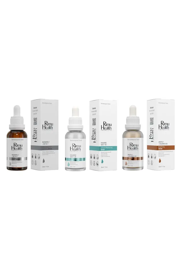 Rimu Health Products Siyah Nokta, Sivilce Karşıtı Ve Cilt Tonu Eşitleyici Yoğun Nemlendiricili Cilt Bakım Seti