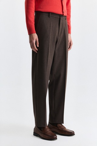 Antioch Tapered Fit Erkek Pantolon Açık Kahve