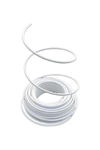 Yaozixa Beyaz 5 Metre Dekoratif Pvc Boru, Çiçek Dikimi İçin, Bükülebilir Ve Şekillendirilebilir, 12x16mm Cevresel Ölçü, Düğün Dekorasyon Aleti