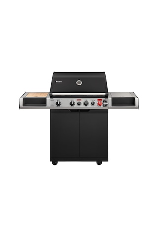 Uniq 4 Ik Cruster Gazlı Mangal 25,5 Kw Siyah
