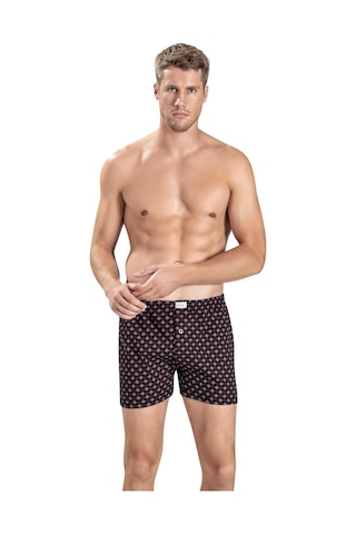 Jiber Erkek Baskılı Karışık Renk Boxer 130 - 6 Adet 001
