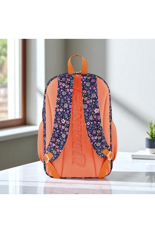 Panther Pt-5184 Flowers Sırt Çantası Adet Çiçek Desenli